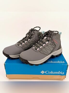 Columbia Transverse Hike Waterproof Boots Women’s 8.5 Gray NIB